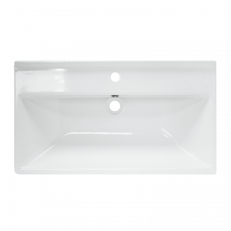 Раковина встраиваемая сверху 80см Sanita Luxe Fest FST80SLWB01 белый